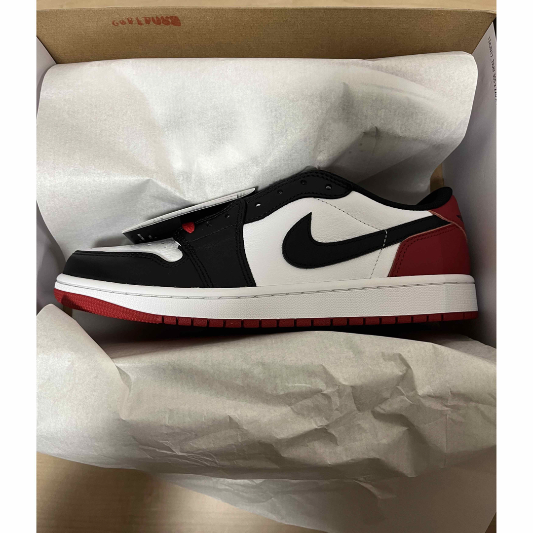 NIKE AIR JORDAN1 LOW OG BLACK  TOE