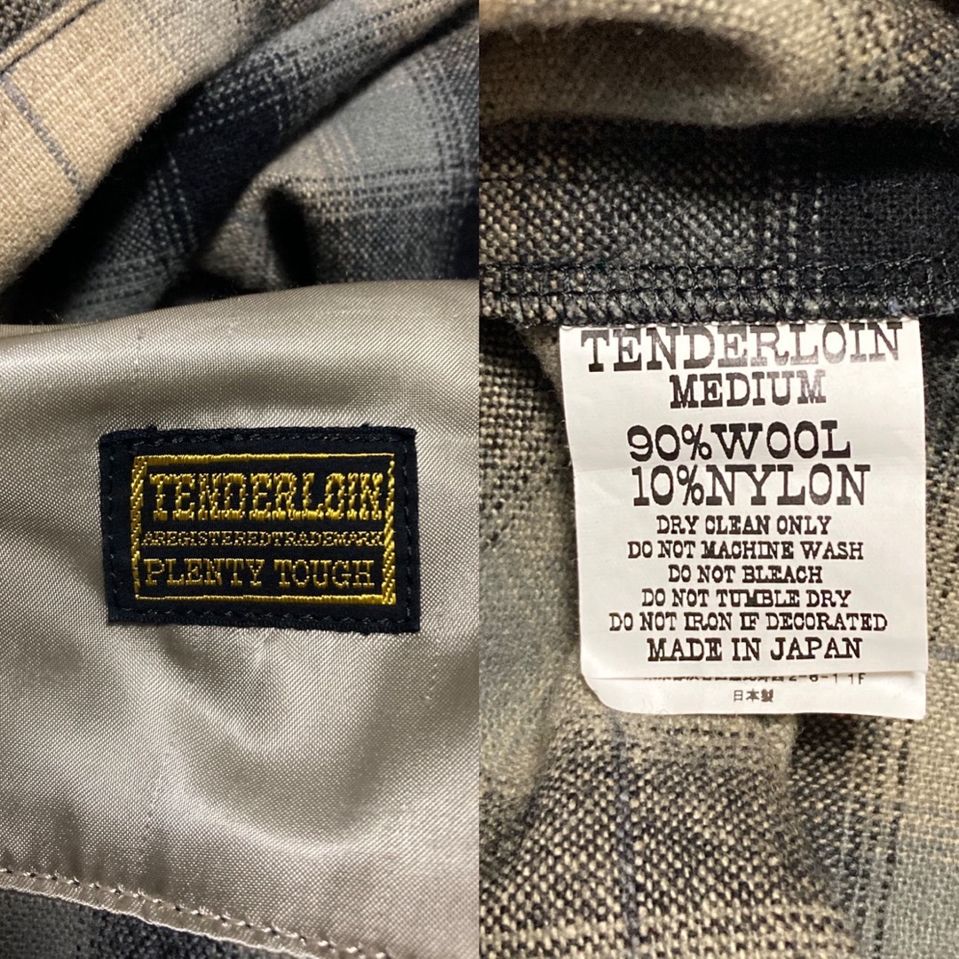 TENDERLOIN - Mサイズ テンダーロイン ウール チェック TENDERLOIN - Mサイズ テンダーロイン ウール チェック