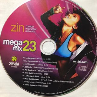 ズンバ(Zumba)のズンバ　MEGAMIX23  CD(クラブ/ダンス)