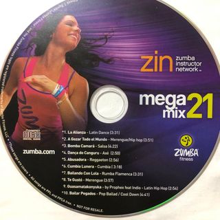 ズンバ(Zumba)のズンバ　MEGAMIX21  CD(クラブ/ダンス)