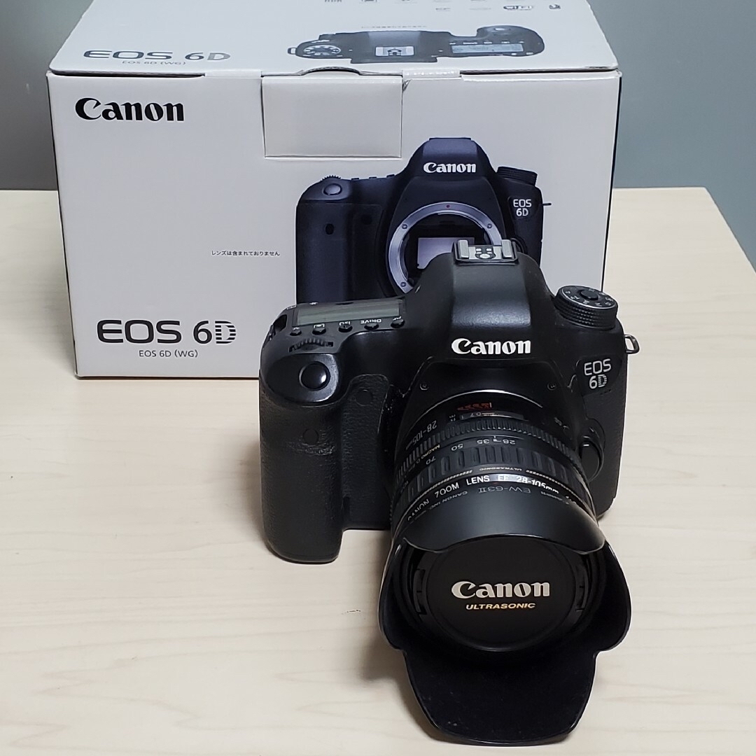 Canon - Canon EOS 6D レンズ付 フルサイズ ショット数 約47,300回の ...