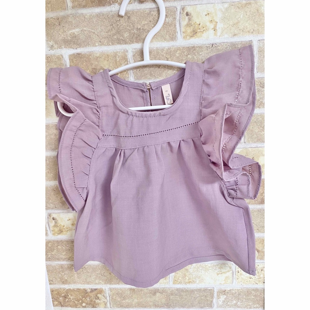 puella FLO ノースリーブブラウス キッズ/ベビー/マタニティのキッズ服女の子用(90cm~)(ブラウス)の商品写真