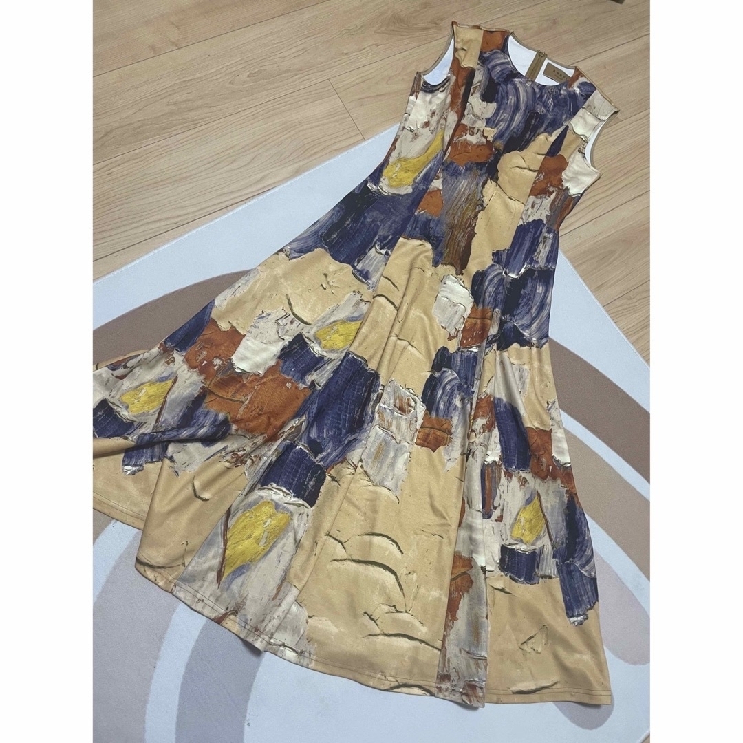 最終価格UND GYPSUM ART DRESS ノースリーブワンピースのみ 4