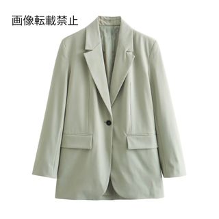 🧡9月新作🍄12026◆green グリーン テーラードジャケット ブレザー(ノーカラージャケット)