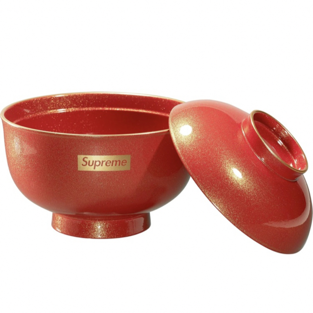 Supreme(シュプリーム)のSupreme シュプリーム　Zoni Glitter Bowl Red インテリア/住まい/日用品のキッチン/食器(食器)の商品写真