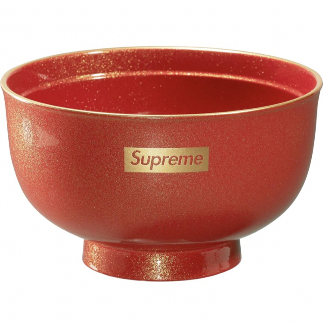 Supreme(シュプリーム)のSupreme シュプリーム　Zoni Glitter Bowl Red インテリア/住まい/日用品のキッチン/食器(食器)の商品写真