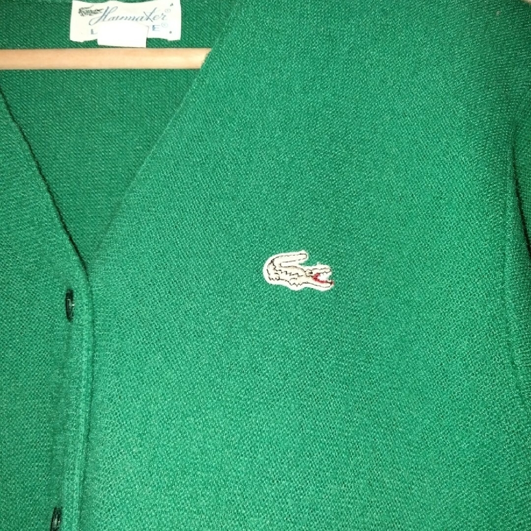 Haymaker LACOSTE】70s ニットカーディガン usa製 Haymaker LACOSTE】70s ニットカーディガン usa製