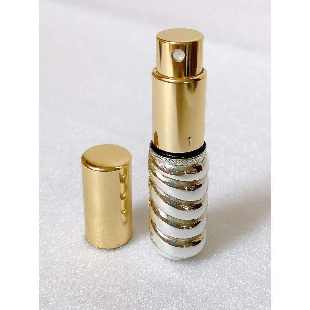 純銀925S携帯アトマイザー(香水スプレー)、イタリア製 : ヴィンテージ コスメ/美容のメイク道具/ケアグッズ(ボトル・ケース・携帯小物)の商品写真
