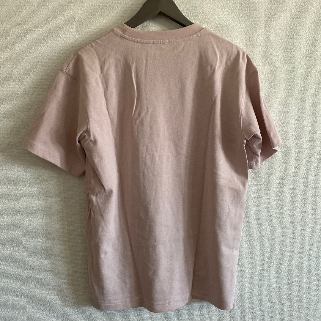 GU(ジーユー)のGU ジーユー　綿　Tシャツ　ピンク レディースのトップス(Tシャツ(半袖/袖なし))の商品写真