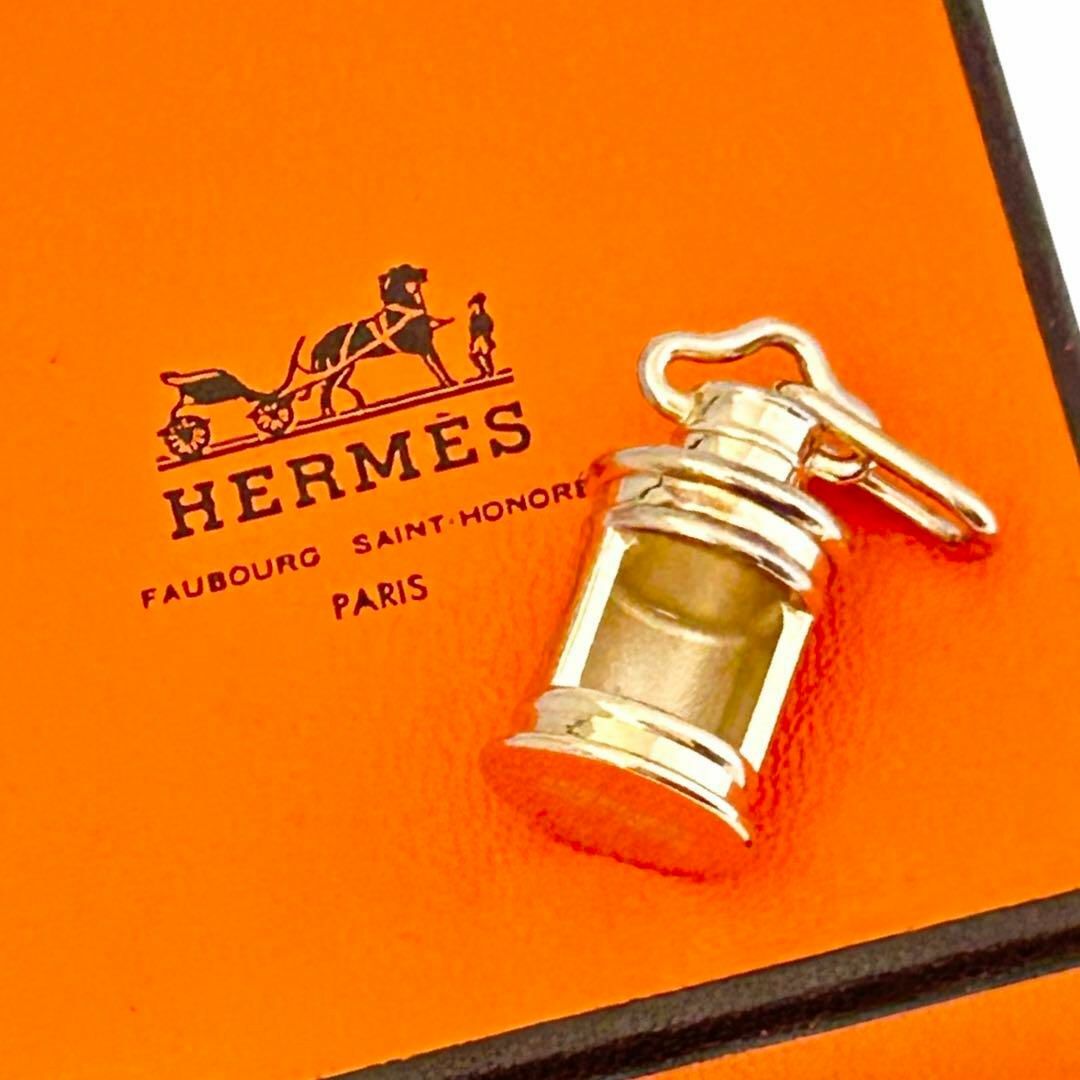 HERMES エルメス ランタンPM ペンダントトップ チャーム ネックレス