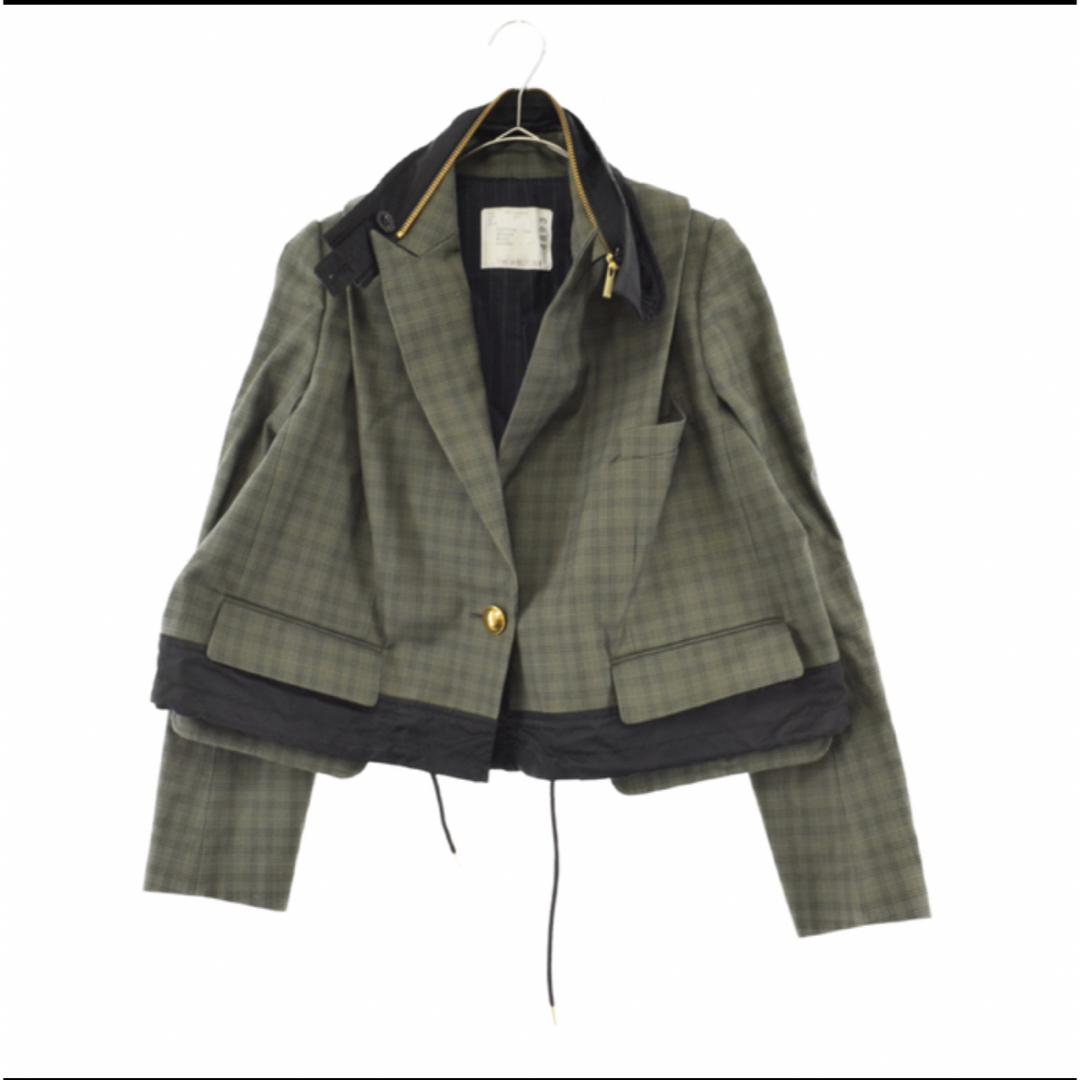 sacai - Sacai 20SS Suiting Jacket グレンチェックジャケットの通販