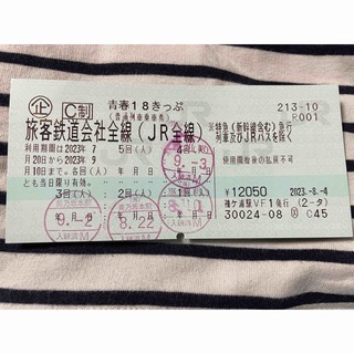 青春18きっぷ 1回(鉄道乗車券)