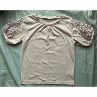 グローバルワーク(GLOBAL WORK)のグローバルワーク　袖レース半袖Tシャツ(Tシャツ/カットソー)