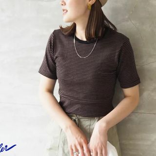 miller ボーダーTシャツ(Tシャツ/カットソー(半袖/袖なし))