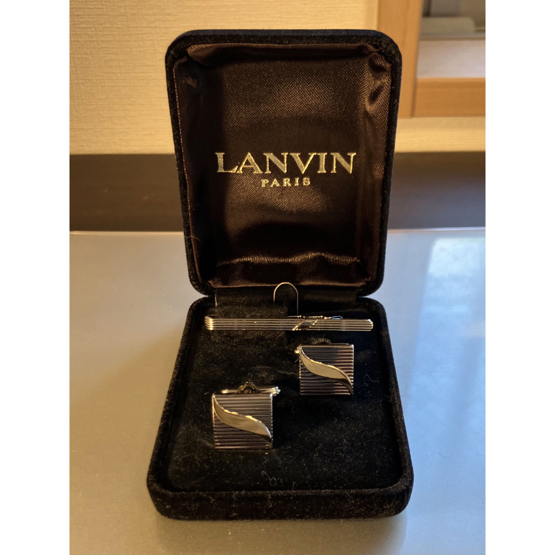 LANVIN(ランバン)のランバン　ネクタイピン　カフス　カフリンクス　セット　　#ダンヒル　#バーバリー メンズのファッション小物(ネクタイピン)の商品写真