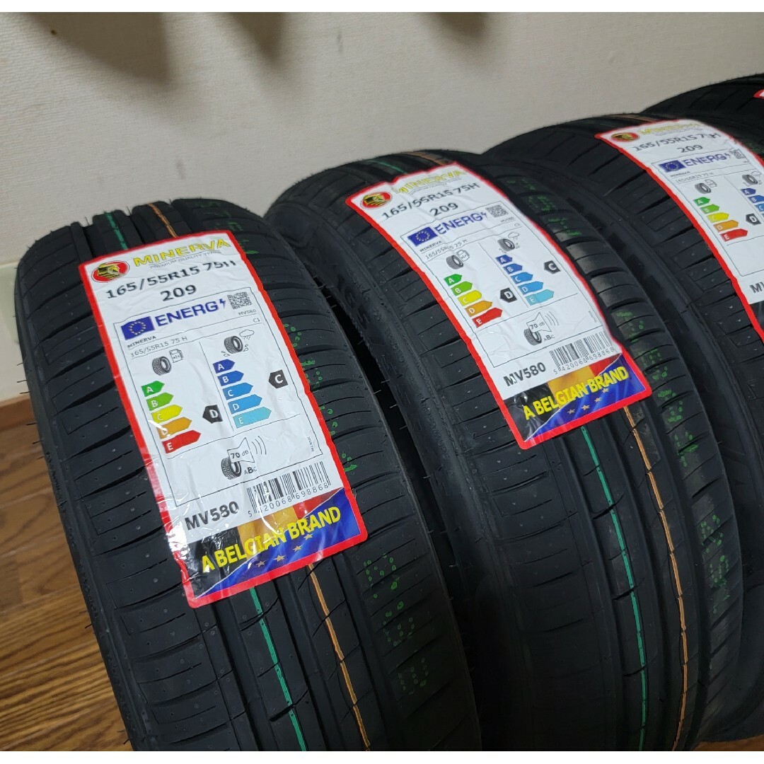 23年製　新品4本セット　ミネルバ　 209 165/55R15 75H