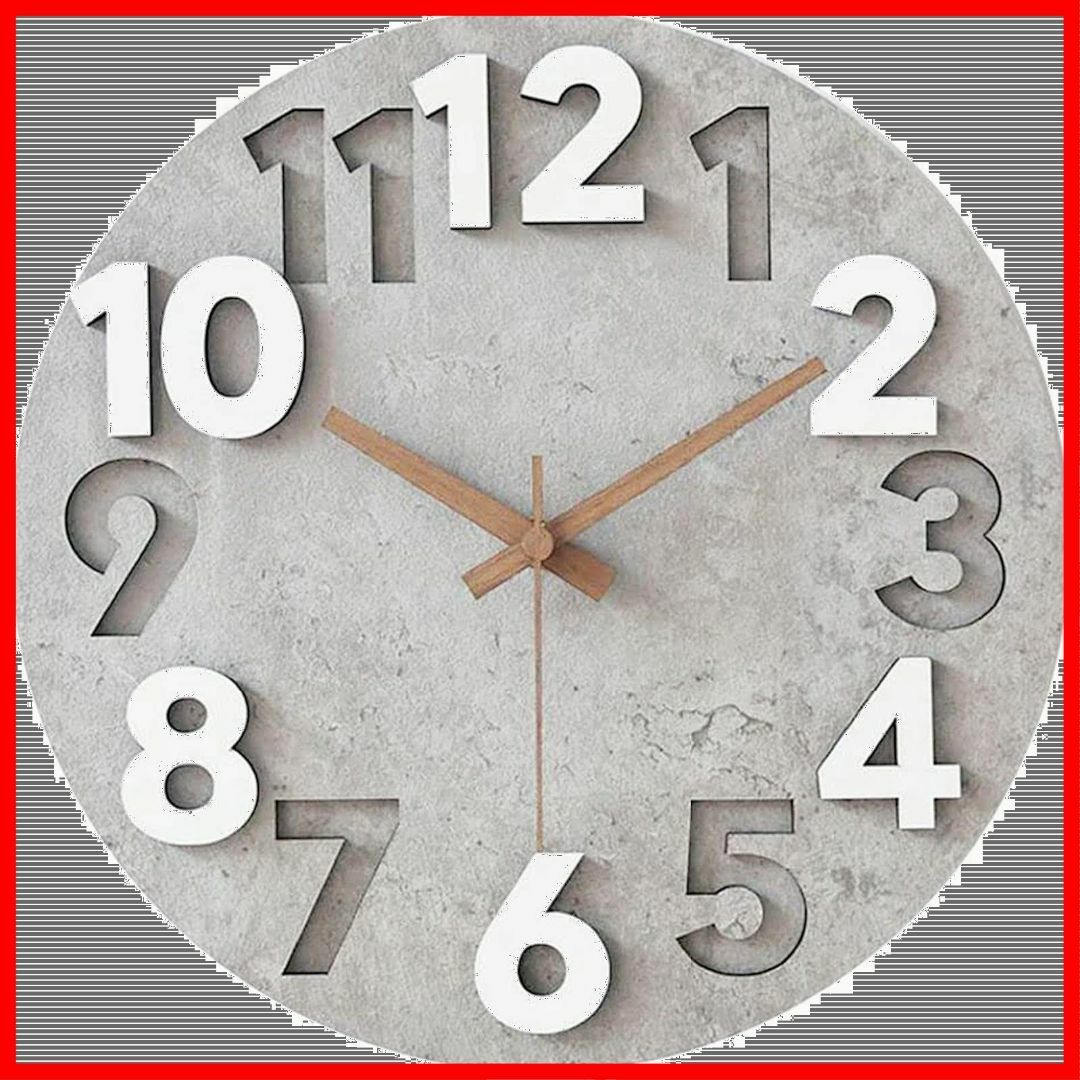 人気商品】§BOMU-TECH∞BOMU　北欧　音がしな　壁掛け時計　おしゃれ　置時計