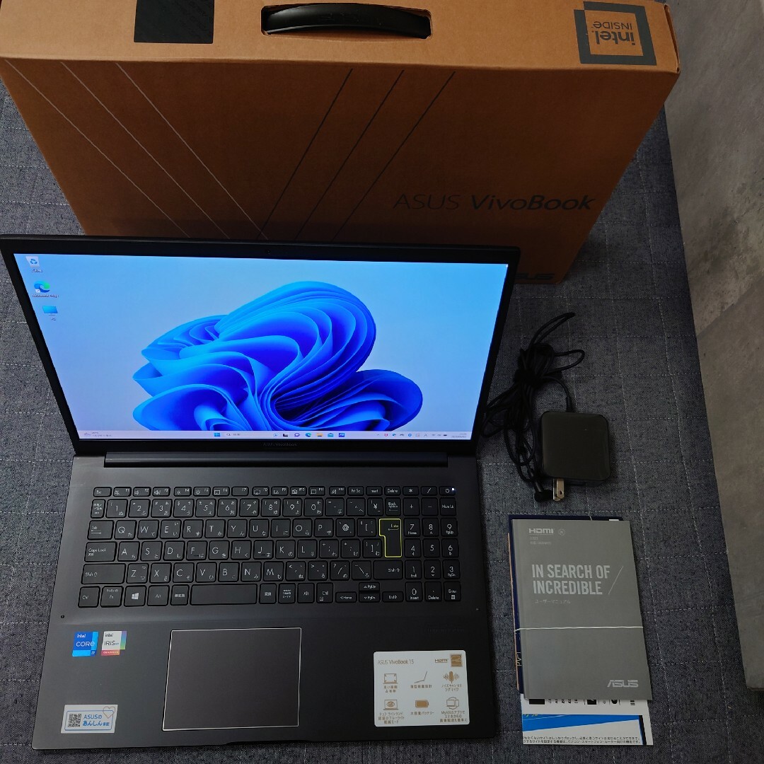 驚速 超美品 ASUS 11世代 i7 1165g7 20GB 512GB Vi