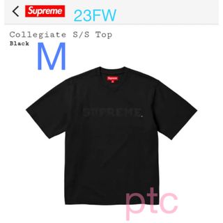 Supreme - Supreme 23fw Collegiate S/S Top Black Mの通販 by ptc's