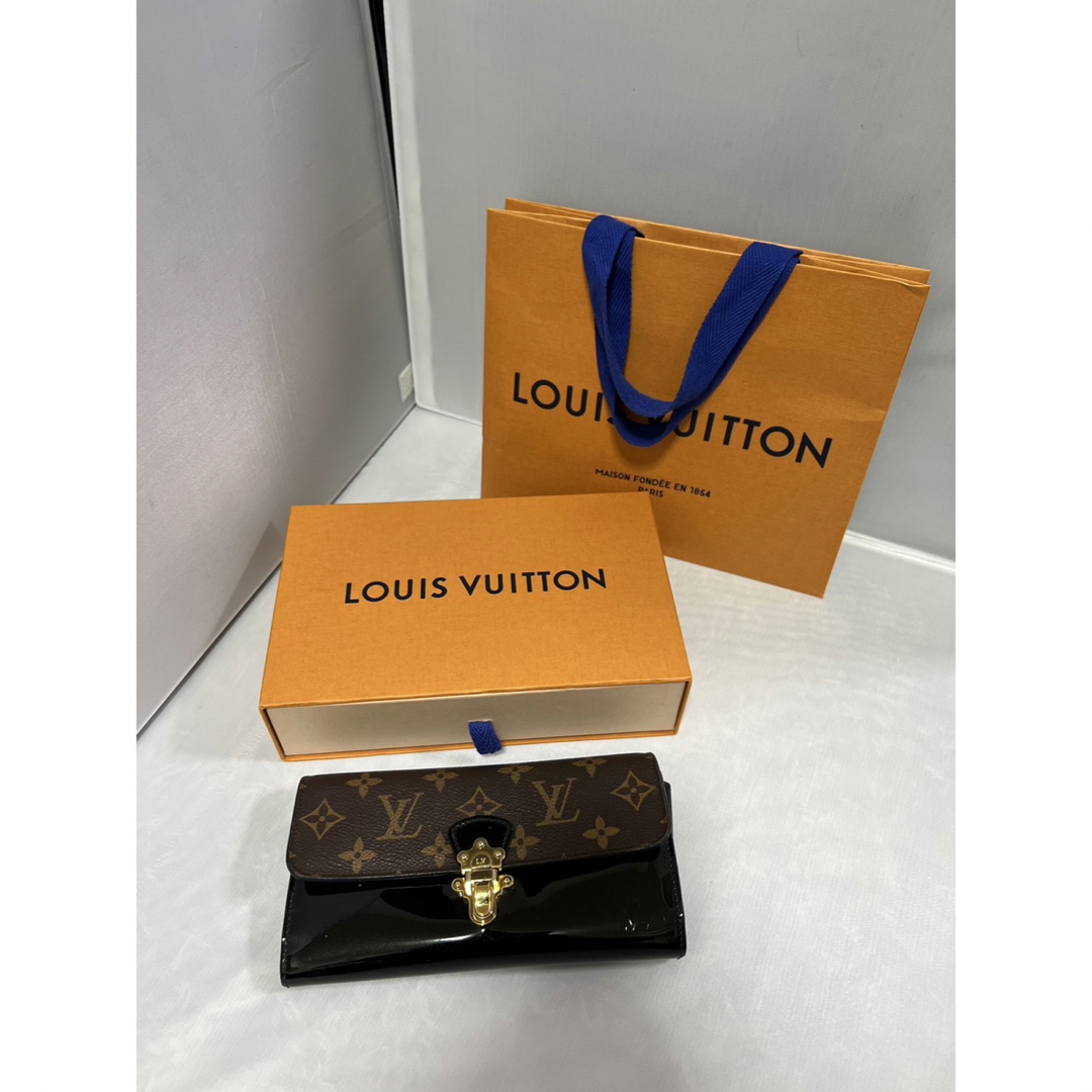 LOUIS VUITTON(ルイヴィトン)のルイヴィトン　ポルトフォイユ　チェリーウッド/モノグラム レディースのファッション小物(財布)の商品写真