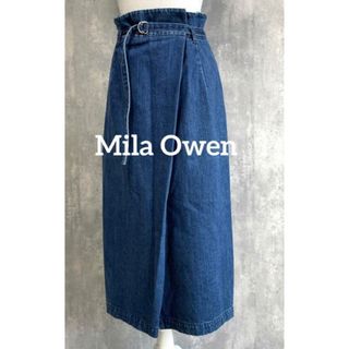 ミラオーウェン(Mila Owen)のミラオーウェン　デニムラップスカート(ロングスカート)