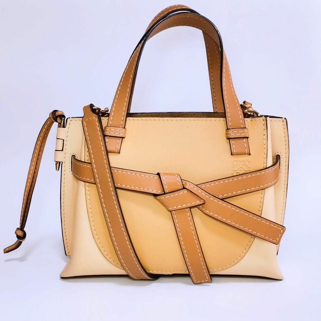 LOEWE - ロエベ レザー ゲート トップハンドル ミニ 2WAY LOEWE - ロエベ レザー ゲート トップハンドル ミニ 2WAY