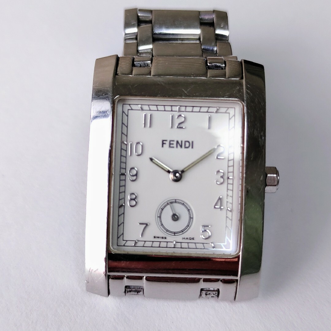 FENDI(フェンディ)のFENDI☆アナログ腕時計　orologi　ステンレススチール製　シルバーカラー メンズの時計(腕時計(アナログ))の商品写真