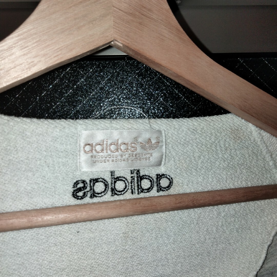 adidas(アディダス)の【adidas】90s　ハーフスリーブスウェット デサント製 メンズのトップス(パーカー)の商品写真