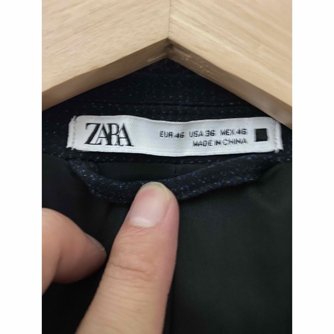 ZARA(ザラ)の【引越の為断捨離価格！】【着用画像あり】ザラセットアップスーツ　テクスチャー素材 メンズのスーツ(セットアップ)の商品写真