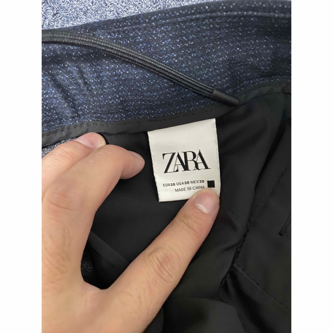 ZARA(ザラ)の【引越の為断捨離価格！】【着用画像あり】ザラセットアップスーツ　テクスチャー素材 メンズのスーツ(セットアップ)の商品写真