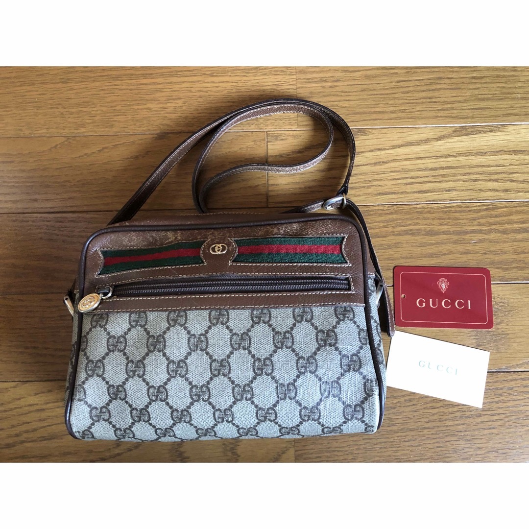 Gucci - 訳ありGUCCI ショルダーバッグ オールドグッチ GG ロゴ