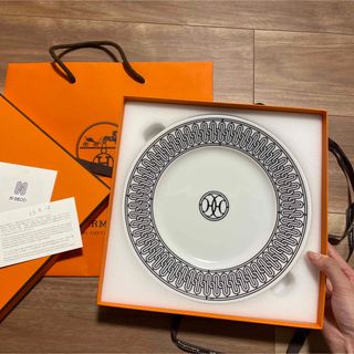 エルメス(Hermes)の新品未使用  エルメス　Hデコ アッシュデコ  デザートプレート(食器)