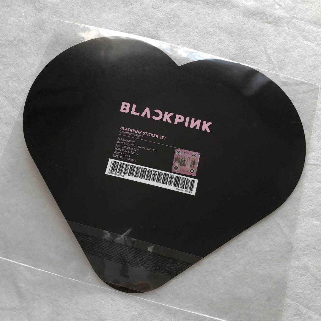 BLACKPINK(ブラックピンク)の【 YG公式 】BLACKPINK ソウルコン限定 ステッカー エンタメ/ホビーのタレントグッズ(アイドルグッズ)の商品写真