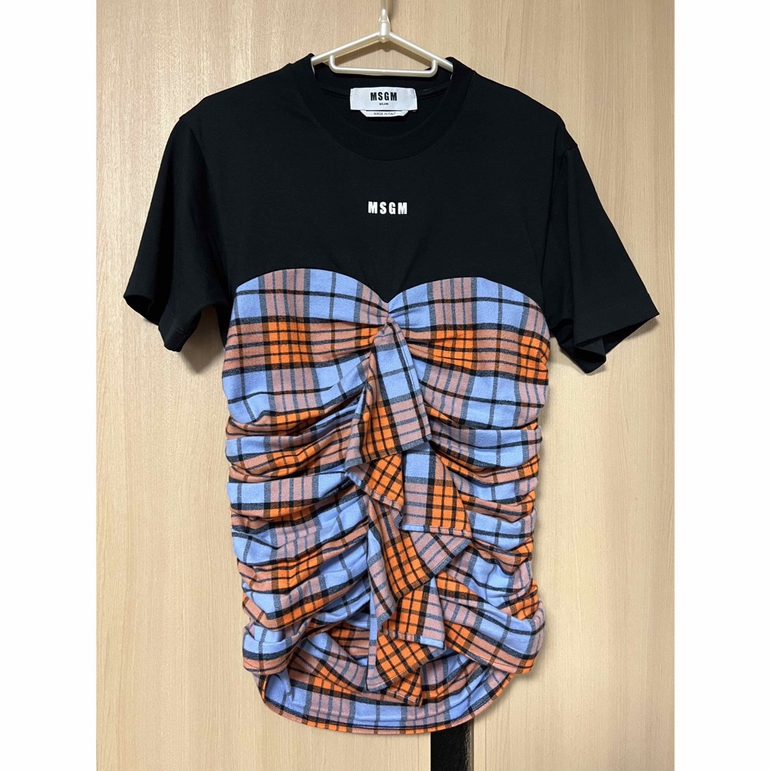 気まぐれ出品！美品！値下げ不可・MSGM デザインTシャツ Sサイズ