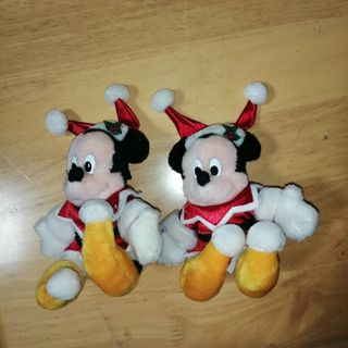 ディズニー(Disney)のミッキー　ぬいぐるみ　クリスマス(ぬいぐるみ/人形)