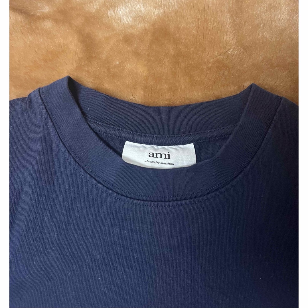 ami(アミ)のAmi alexandre mattiussi アミ XS ネイビー メンズのトップス(Tシャツ/カットソー(七分/長袖))の商品写真