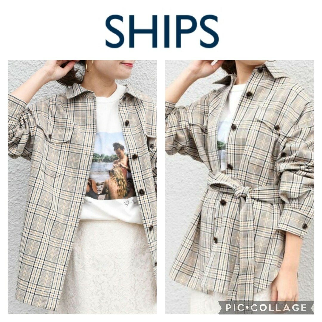 新品タグ付き SHIPS シップス CPOジャケット CPOシャツ ベージュ