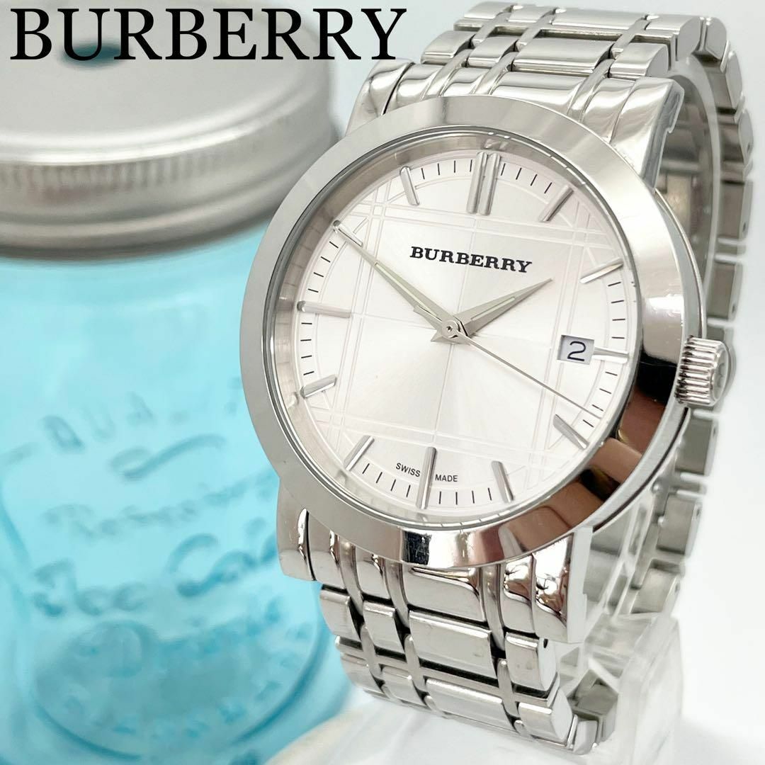 BURBERRY - 418 【美品】BURBERRY バーバリー時計 メンズ腕時計 ノバ