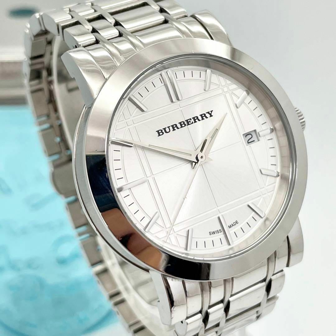 418 【美品】BURBERRY バーバリー時計　メンズ腕時計　ノバチェック