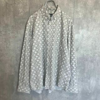 ステューシー(STUSSY)の【激レア】90s OLD Stussy ステューシー 総柄 シャツ モノグラム(シャツ)