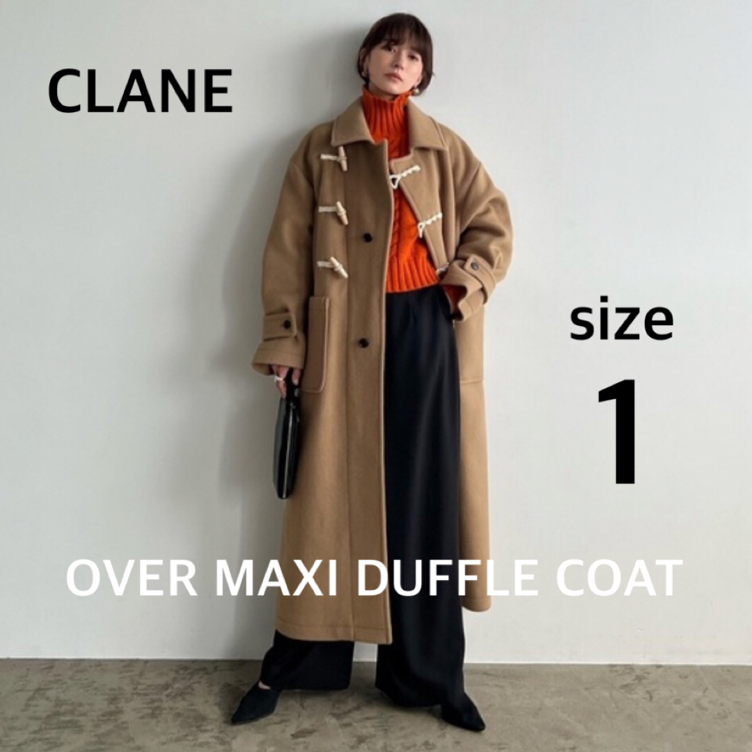 美品 2022AW CLANEクラネ OVER MAXI DUFFLE COAT