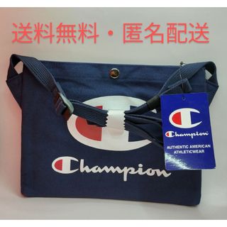 チャンピオン(Champion)の◆チャンピオン　キャンバスサコッシュ　ネイビー　◆新品・送料無料・匿名配送(その他)