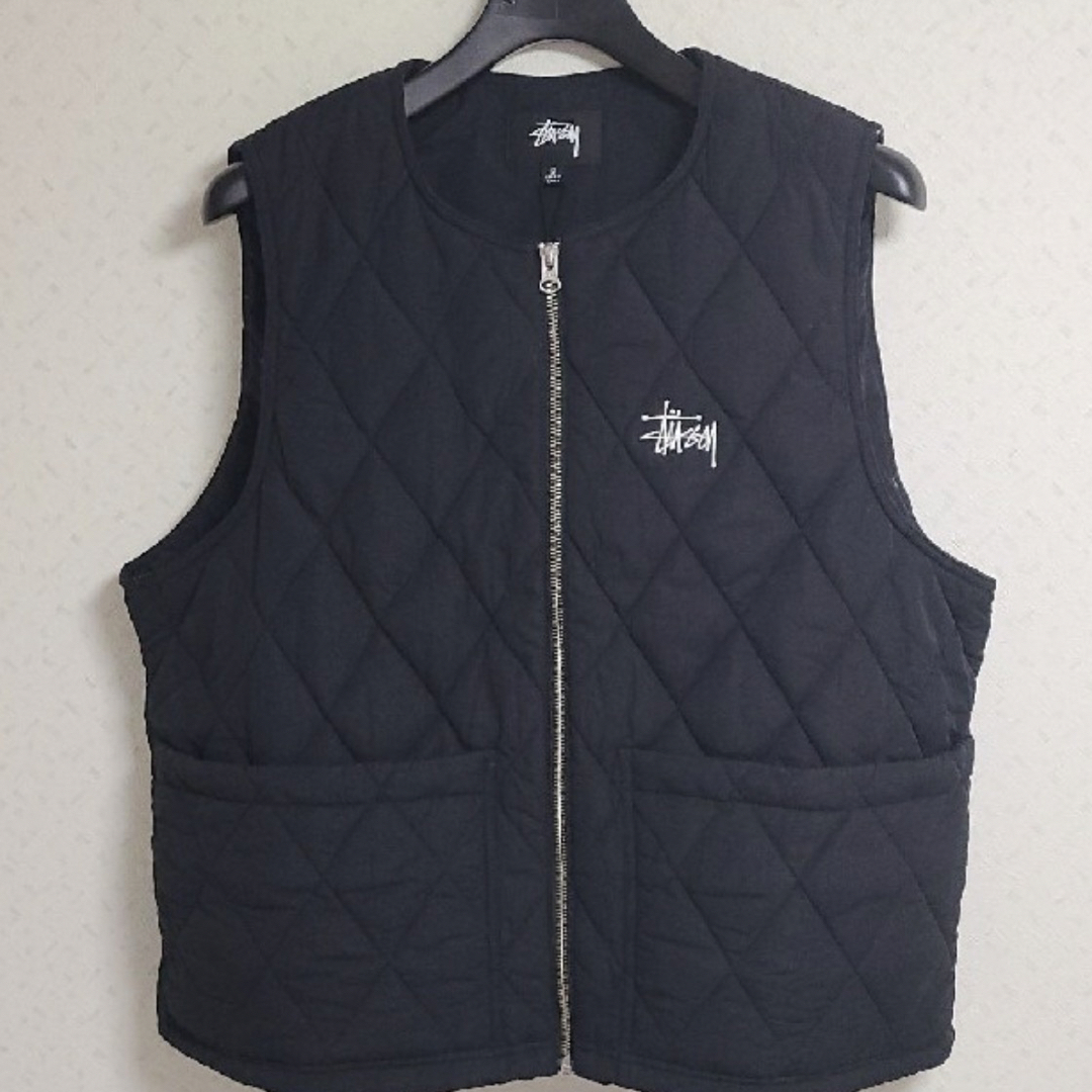 STUSSY - stussy キルティングベストの通販 by shop|ステューシーなら STUSSY - stussy キルティングベストの通販 by shop|ステューシーなら