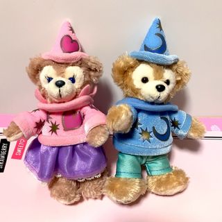 ダッフィー&シェリーメイ　ぬいぐるみバッジ(キャラクターグッズ)