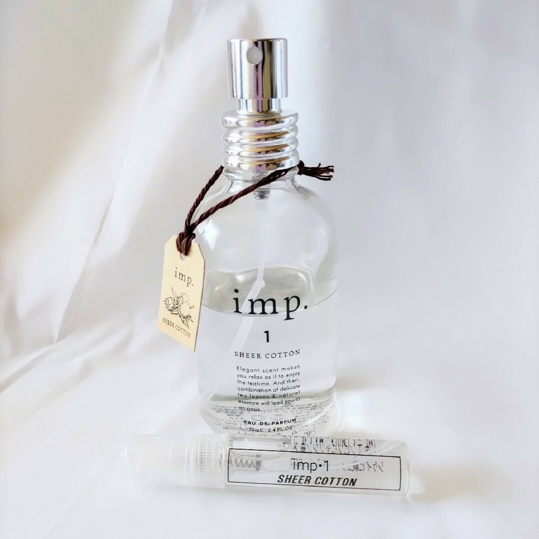 imp(インプ)のインプ シアーコットン レイジーサンデーモーニング お試し各1.5ml コスメ/美容の香水(ユニセックス)の商品写真