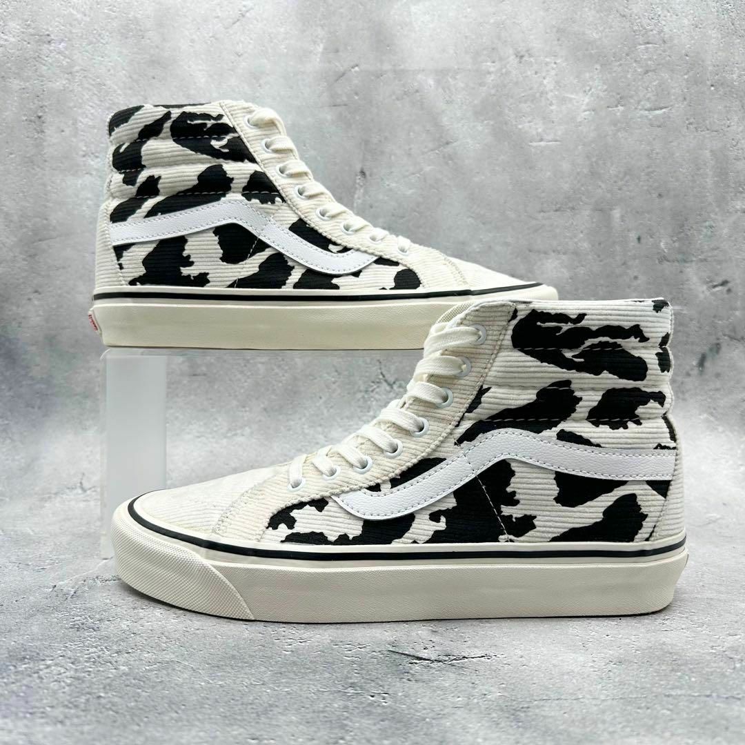美品】VANS Sk8-Hi 38DX アナハイム ホルスタイン コーデュロイ-