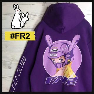 【即完売モデル】 FR2 バイクガール 入手困難 希少 最高デザイン パーカー