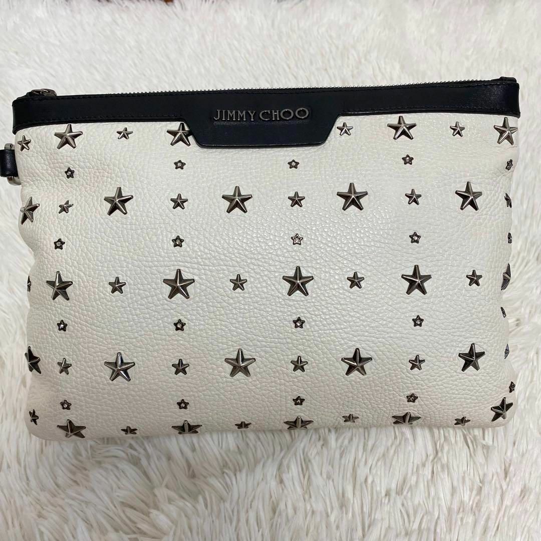 jimmy choo DEREK クラッチバッグ 本革  美品