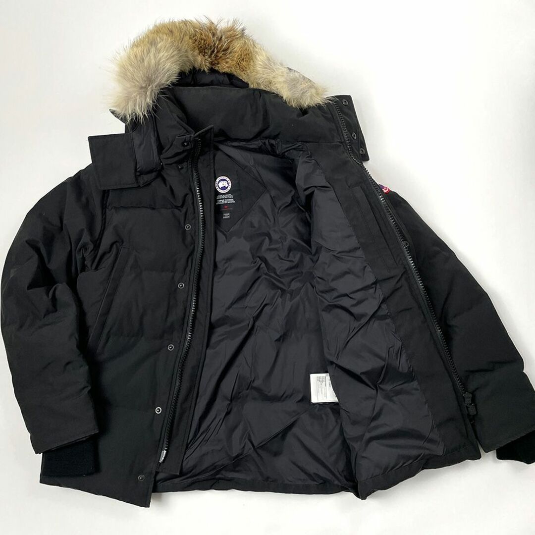 CANADA GOOSE(カナダグース)のCANADA GOOSE カナダグース WYNDHAM ウィンダム ダウン 黒L メンズのジャケット/アウター(ダウンジャケット)の商品写真