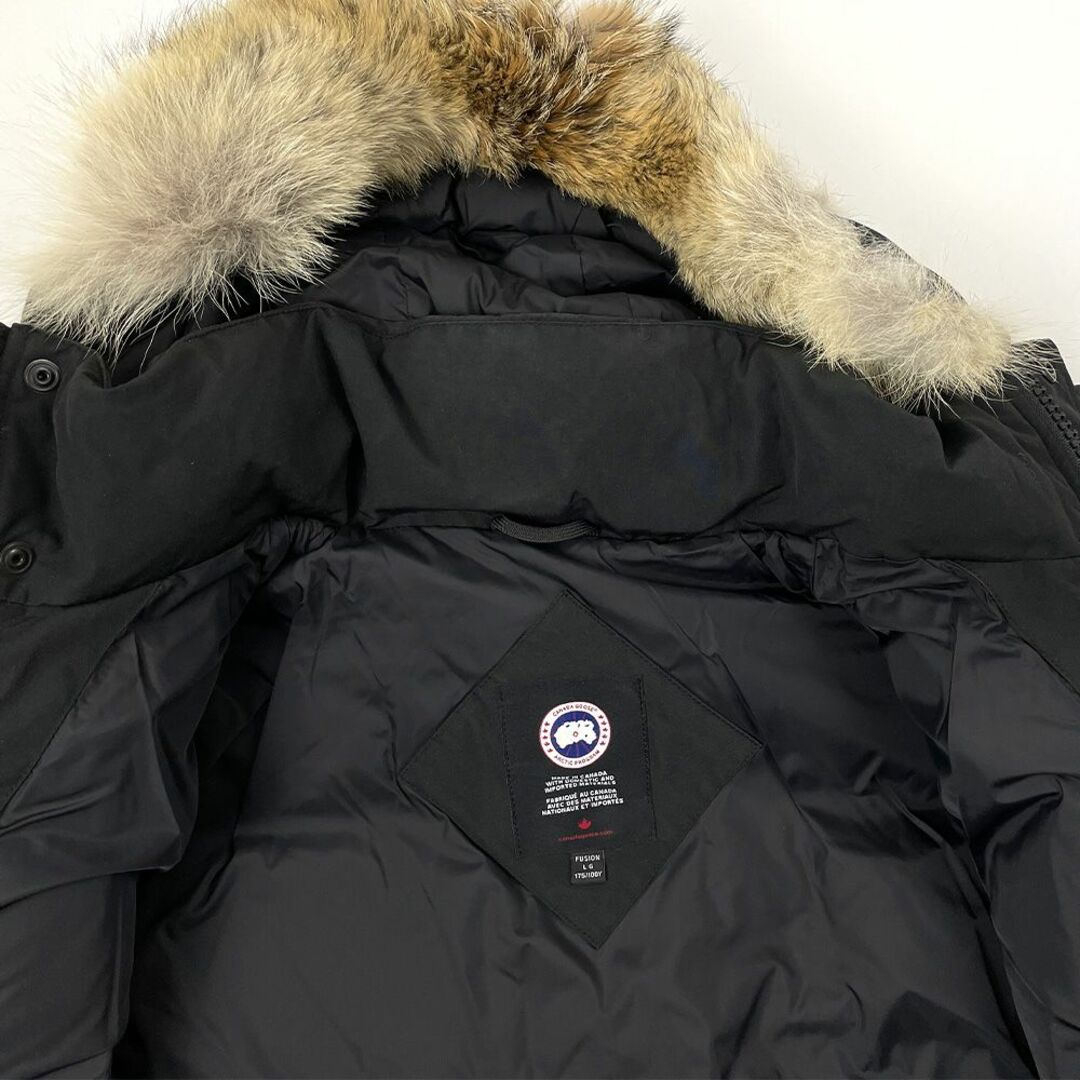 CANADA GOOSE(カナダグース)のCANADA GOOSE カナダグース WYNDHAM ウィンダム ダウン 黒L メンズのジャケット/アウター(ダウンジャケット)の商品写真